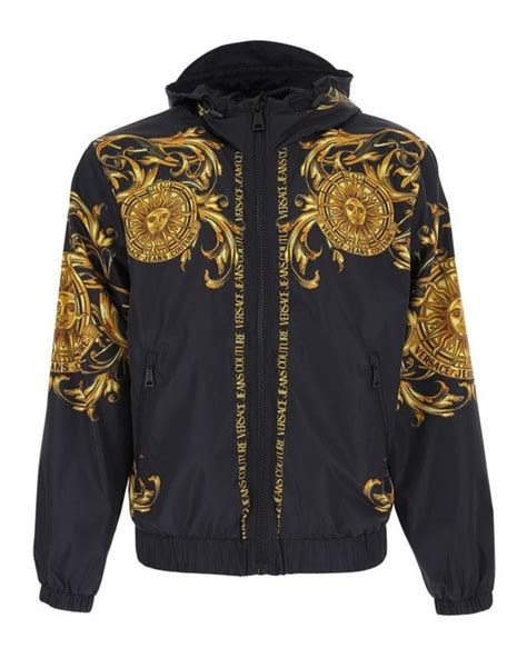 versace jacket mens windbreaker